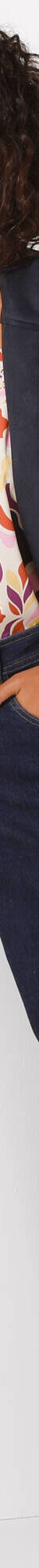 Blouson zippé col tailleur pressionné, suédine (marine) Blouson zippé col tailleur pressionné, suédine (marine)